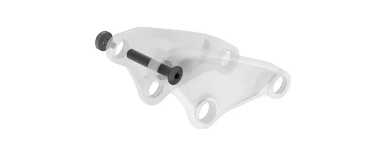 Suspension Part Trek Carbon Lower Shock Mount Kit BLACK lower mount kit-3