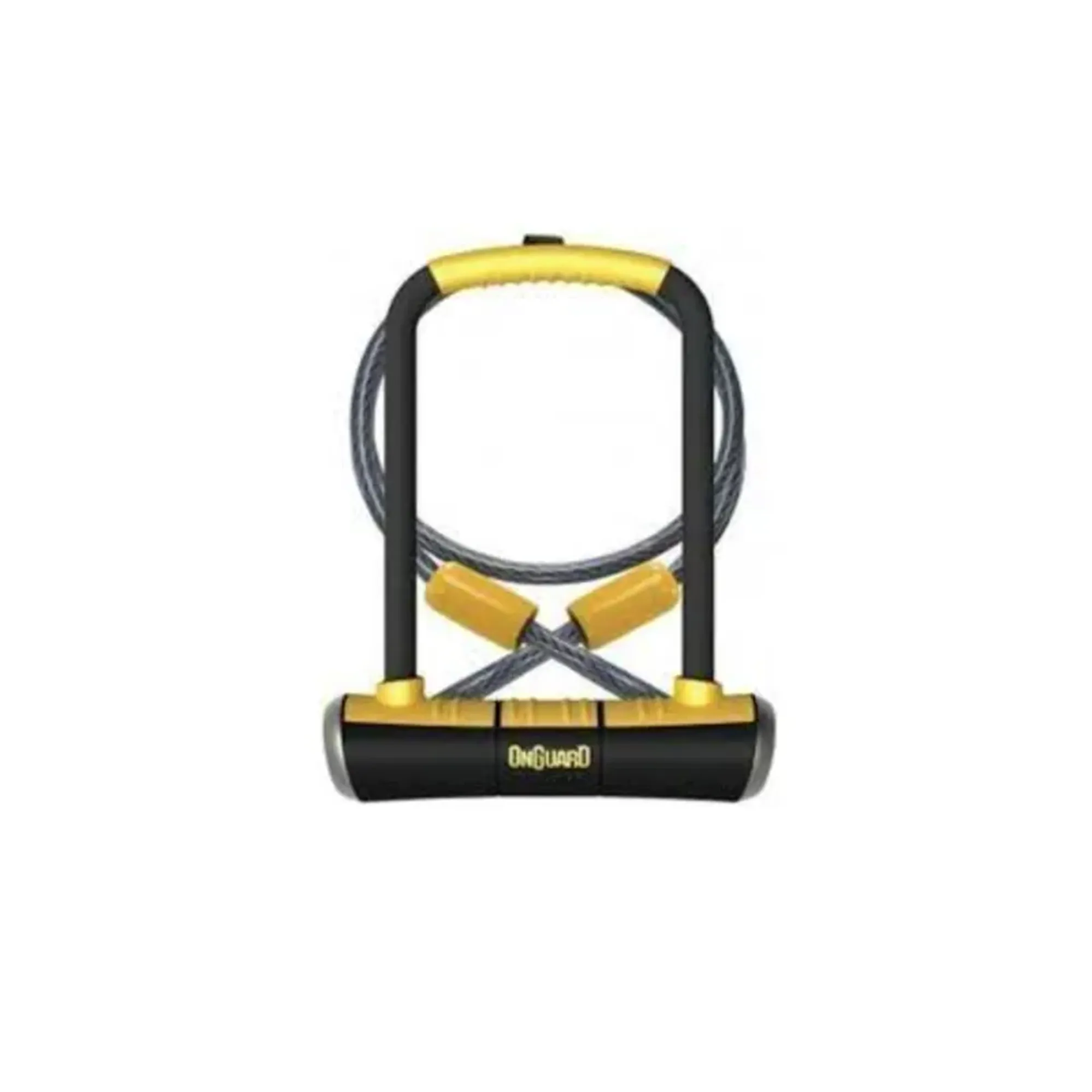 OnGuard Pitbull DT 8005 115x230x14mm U-lock in Black/Yellow