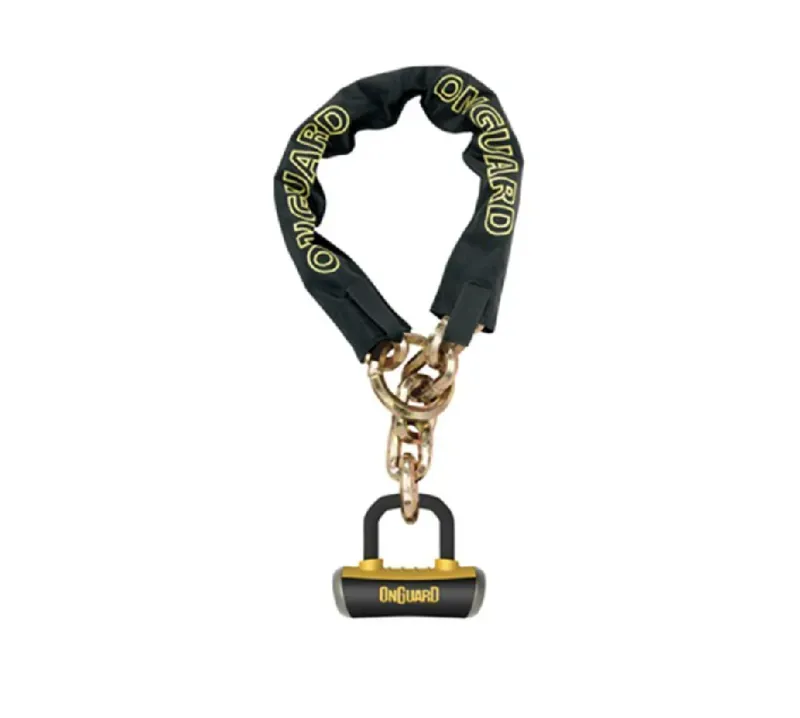 OnGuard Mastiff 8019LP 1300x10mm Chain Lock in Black/Yellow