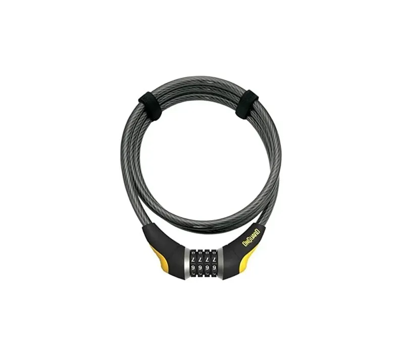 Onguard Akita 8041 1850x20mm Cable Lock in Black/Yellow