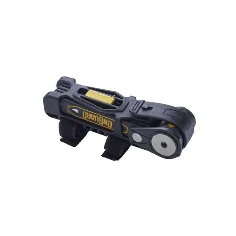 OnGuard K-9 Link Plate Key Lock 750mm in Black/Yellow-4