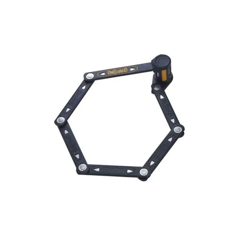 OnGuard K-9 Link Plate Key Lock 750mm in Black/Yellow