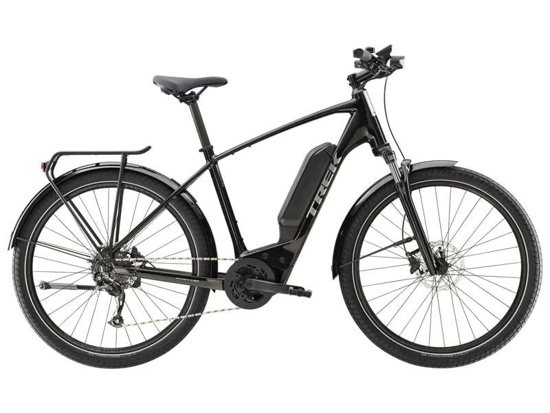 Trek Allant+ 5 Black 545wh Electric Hybrid Bike in Trek Black