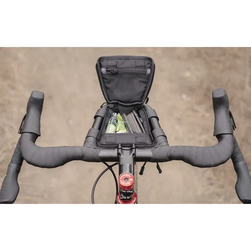 Redshift Sports Kitchen Sink Handlebar Bag in Black-4