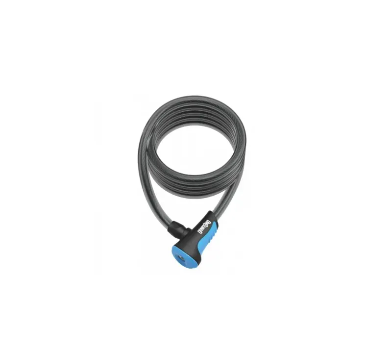 Neon Coil Cable Locks Blue 1