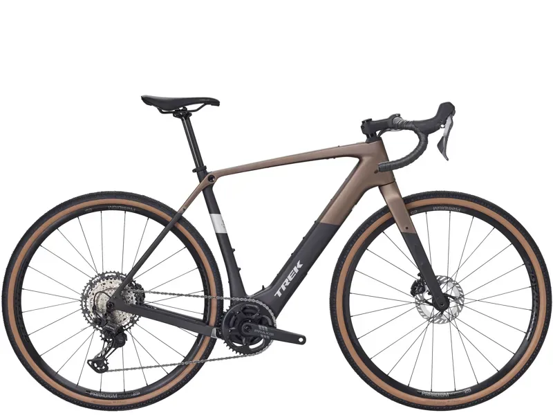 Trek Checkpoint+ SL 5 E-Gravel Bike In Matte Bronze Age/Dark Web
