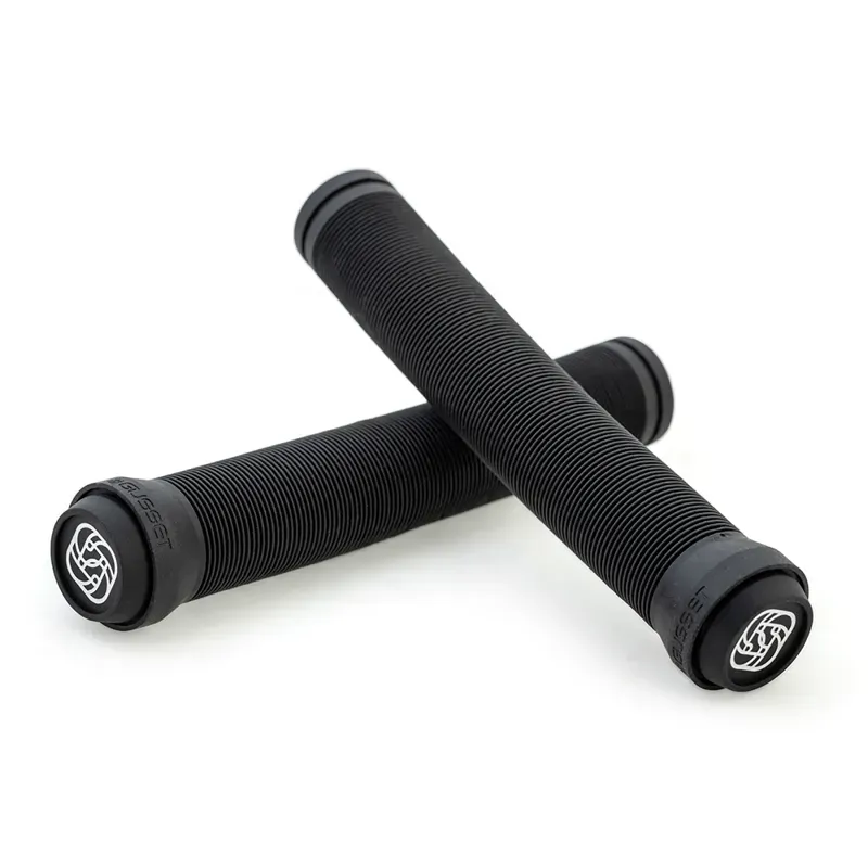 Gusset Sleeper XL Non-Flanged Handlebar Grips in Black