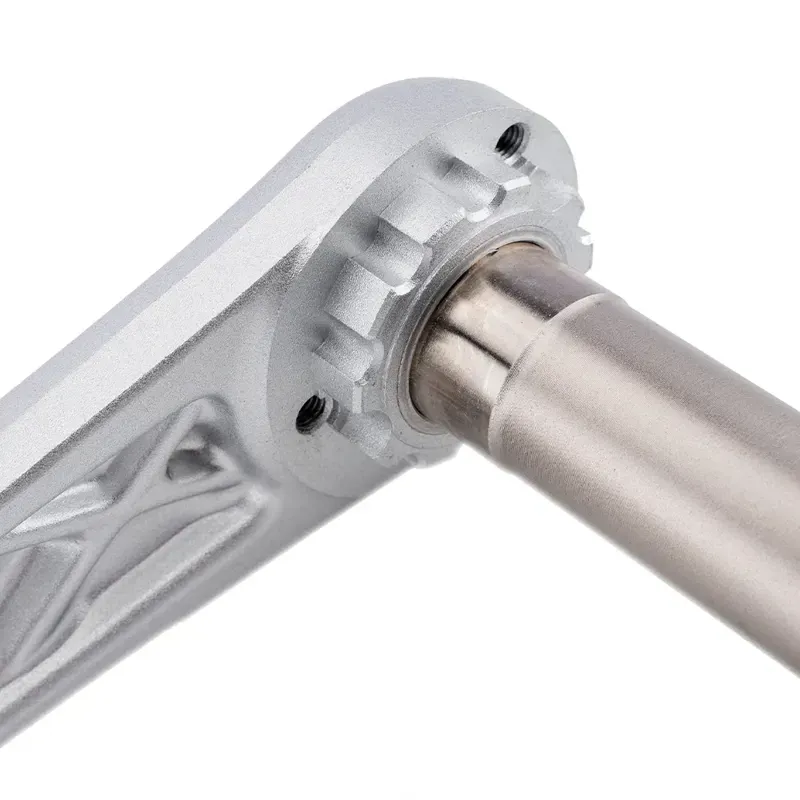DMR Sect 165mm Aluminium Mountain Bike Cranks in Silver-4