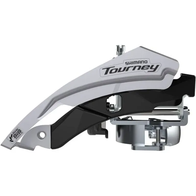 Shimano Tourney TY601 3x8/7/6-speed MTB TS F. Derail. in Black/Silver