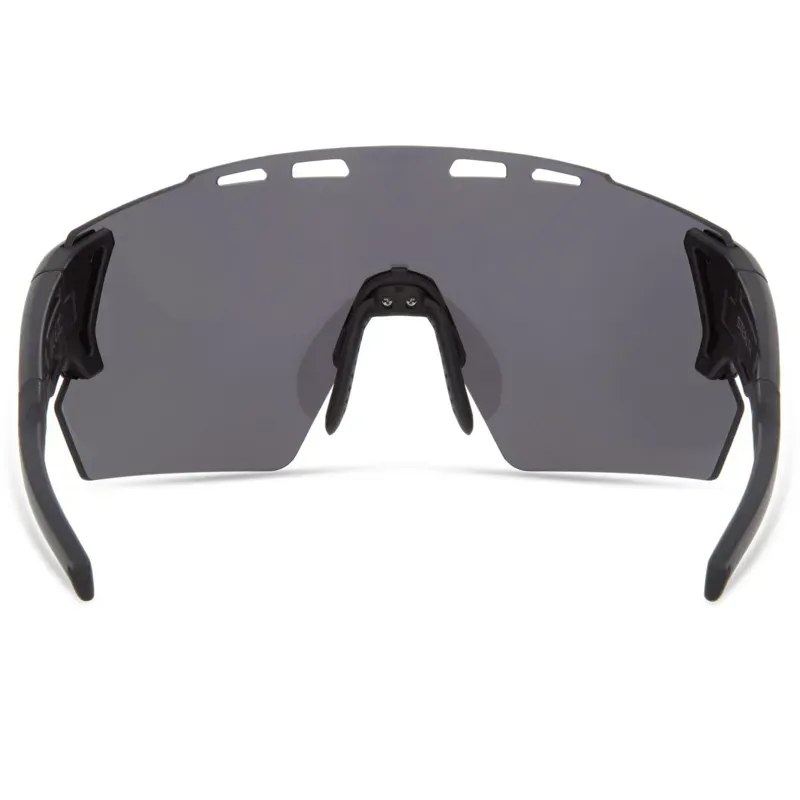 Madison Stealth Silver Mirror Lens Sunglasses in Black-2