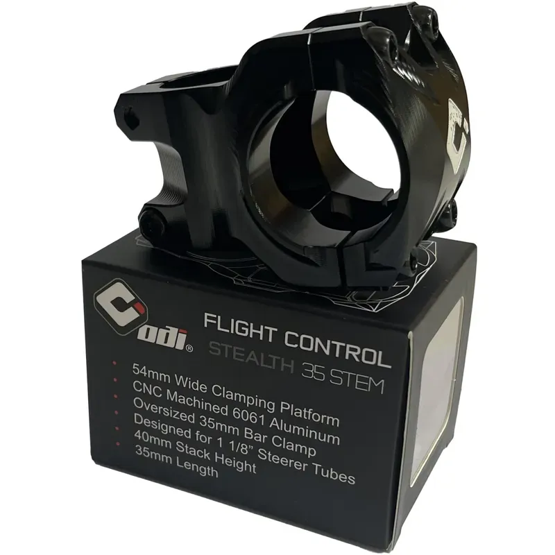 Odi Flight Control Stealth 35mm All Mountain Stem in Black-8