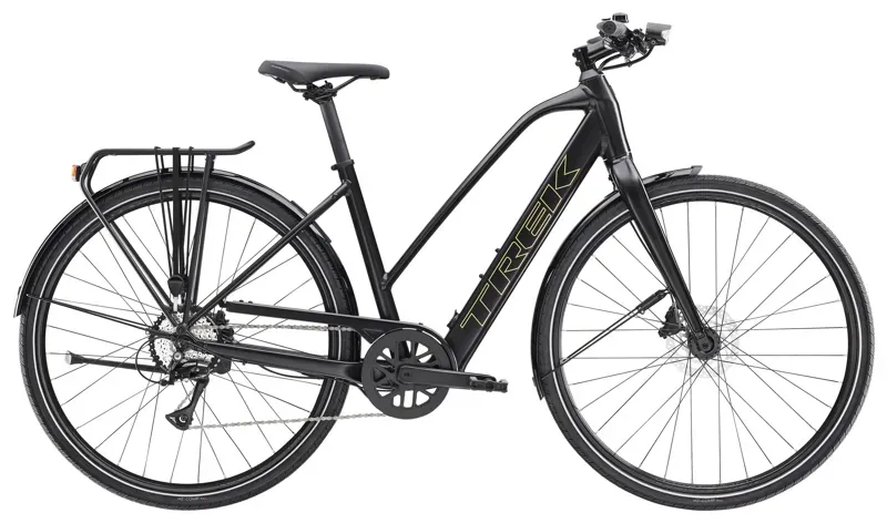 Trek FX+ 2 Stagger E-bike In Black