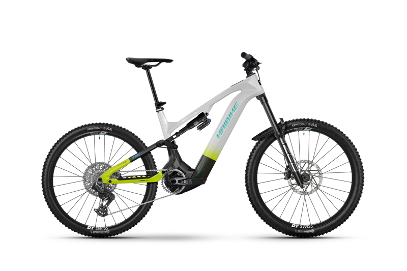 Haibike HYBE CF 11 Mountain Bike in White/Black/Green