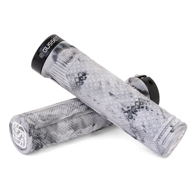 Matt Jones S2 Lock On Grips Grey Marble 133mm