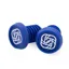 Gusset Components BMX Push-in Plug Pair in Blue