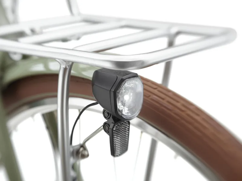 Electra Loft Go 5i Step-Thru 500Wh E-Road Bike In Green Tea-4