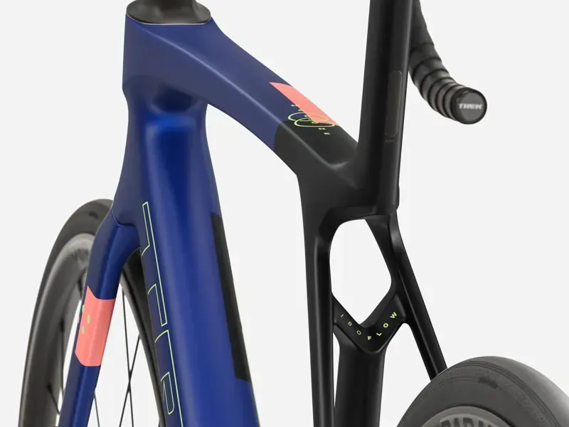 Trek Madone SL 5 Gen 8 Road Bike in Matte Cobalt Blue/Trek Black/Living Coral-3