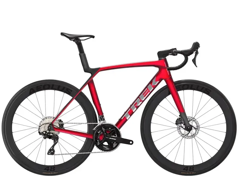 Trek Madone SL 5 Pro Road Bike in Gloss Fury Red/Matte Deep Smoke
