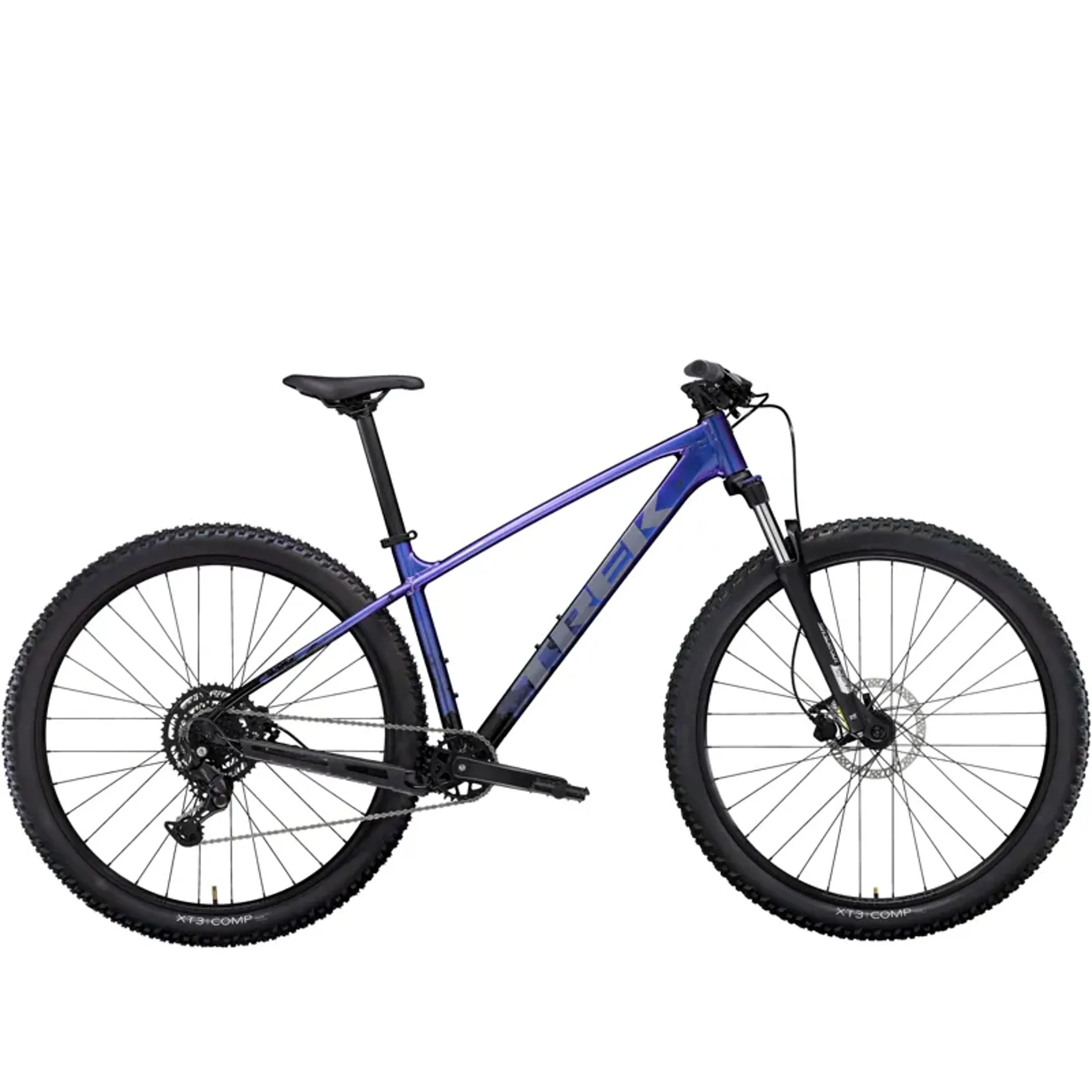 Trek Marlin Gen XC Mountain Bike in Purple Flip To Trek Black Fade