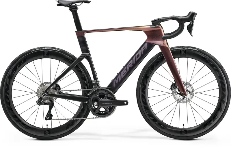 Merida Reacto 8000 Road Bike in Purple/Black Purple
