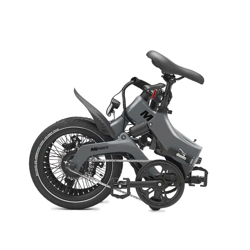 MiRiDER One 16 Folding E-Bike in Onyx Grey-1