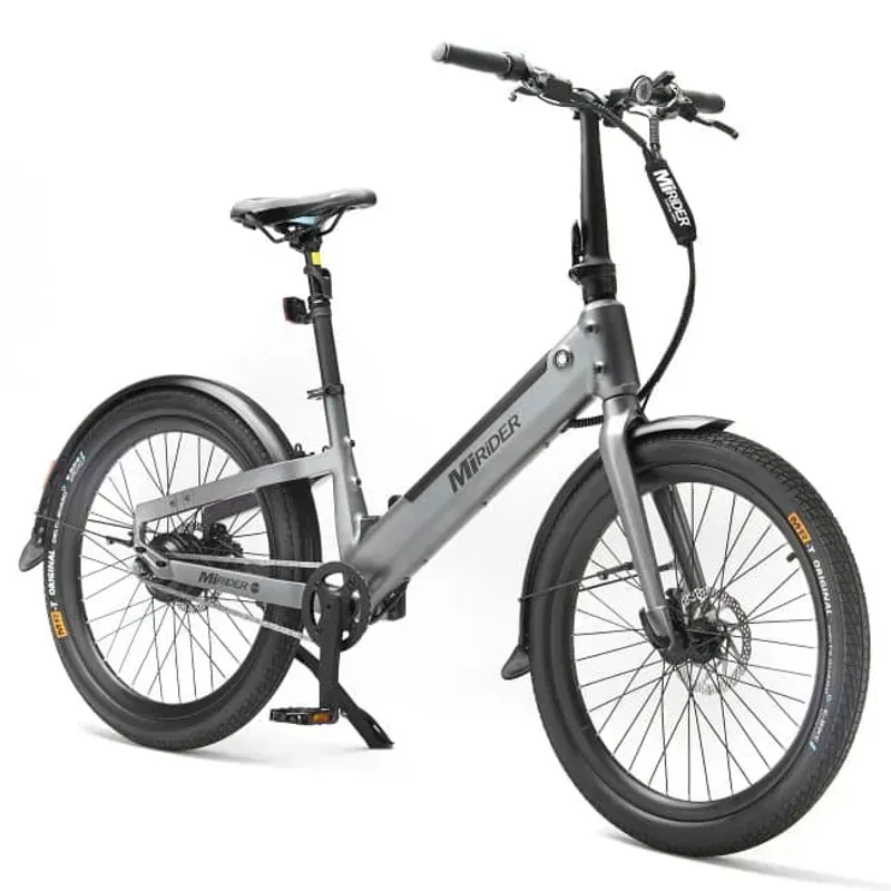 MiRider 24 Compact Step-Through E-Bike In Onyx Grey