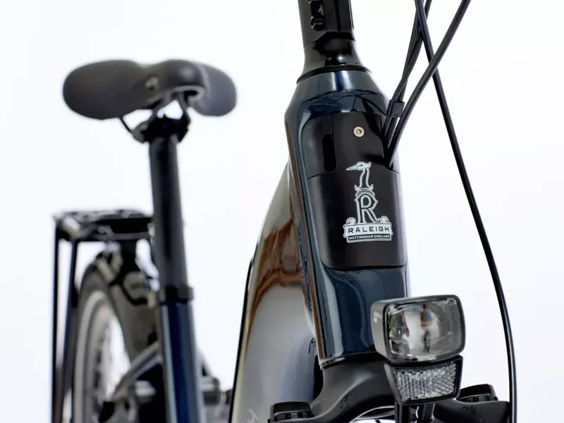 Raleigh Motus Hub Gear Low Step E-Hybrid Bike in Night Blue-1