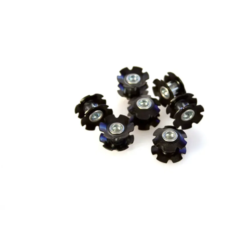 M Part 1-1/8in 25.4mm 10 pack Star Nuts in Black
