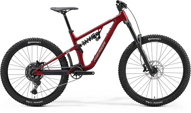 Merida One-Sixty FR 400 Mountain Bike In Red/Grey/Black