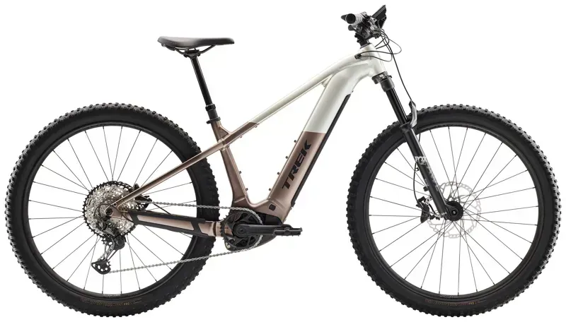 Trek Powerfly+ 8 Gen 5 E-Mountain Bike In Satin Lunar Silver/Bronze Age