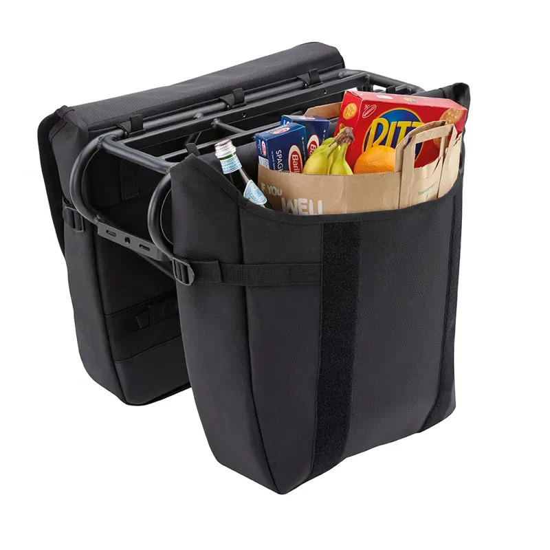 Benno City Pannier Bag in Black-1