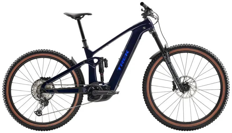 Trek Rail+ 9.7 Gen 5 E-Mountain Bike In Navy Smoke