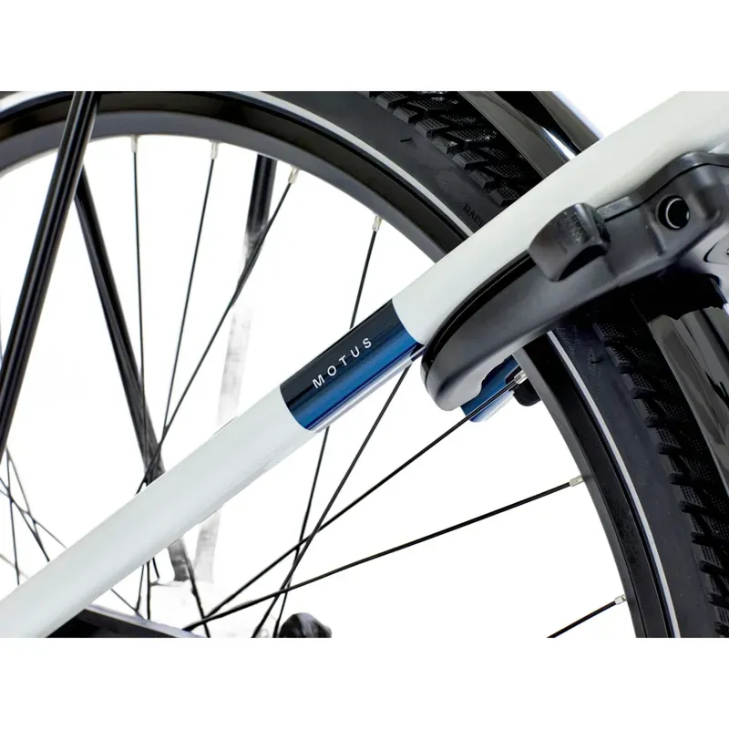 Raleigh Motus Hub Gear Low Step E-Hybrid Bike in Sparkling White-6