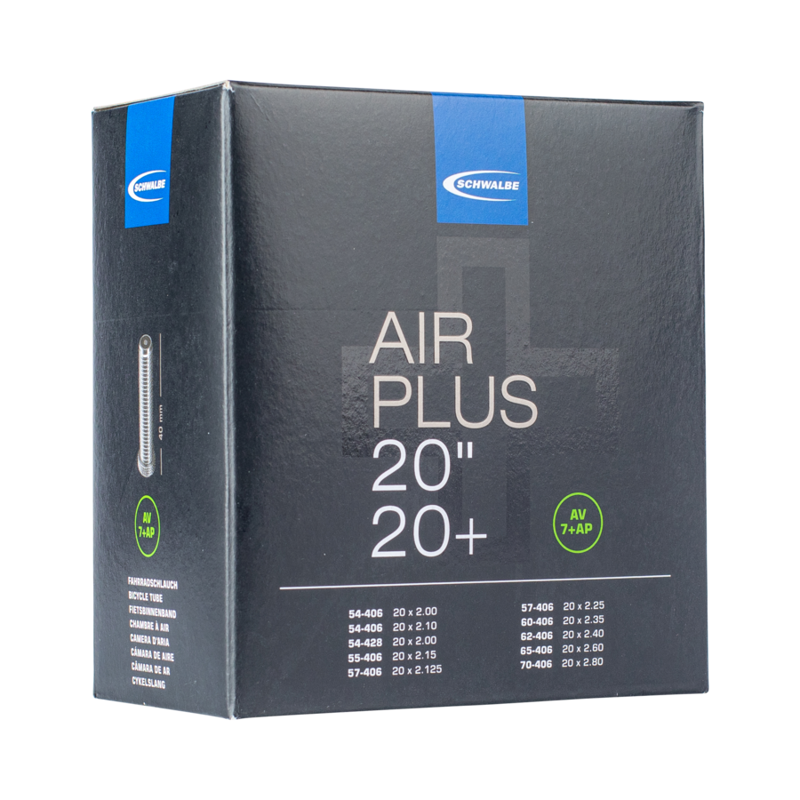 Schwalbe AV7L Air Plus Inner Tube 20 X 2.10-2. 80