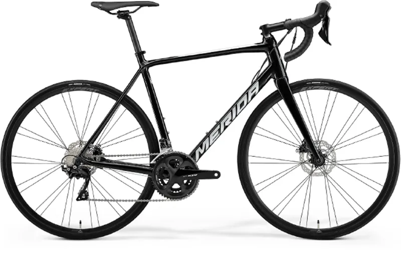 2022 Merida Scultura Rim 400 MY22 Road Bike in Black