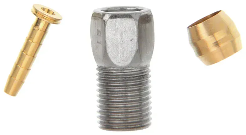 Shimano Spares BR-M4050 Hose Connection Bolt Unit in Silver