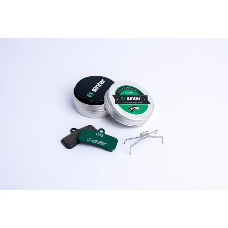 Sinter Disc Brake Pads 003 Shimano Single Pair Metal Can Carded In Green
