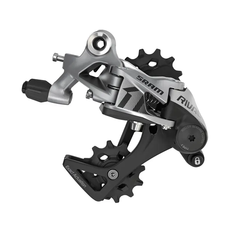 SRAM Rival 1 11spd T3 Medium Cage Rear Derailleur in Black