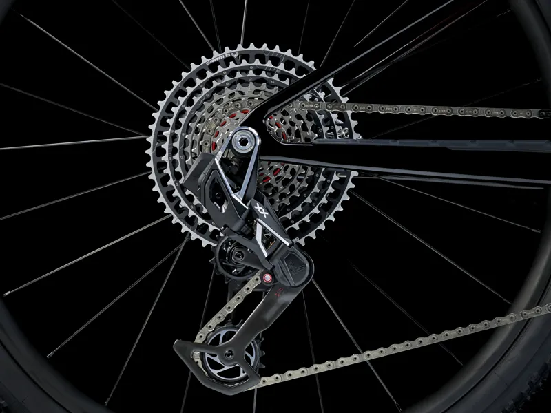 Trek Supercaliber SLR 9.9 XX AXS Full Suspension Mountain Bike in Red-2