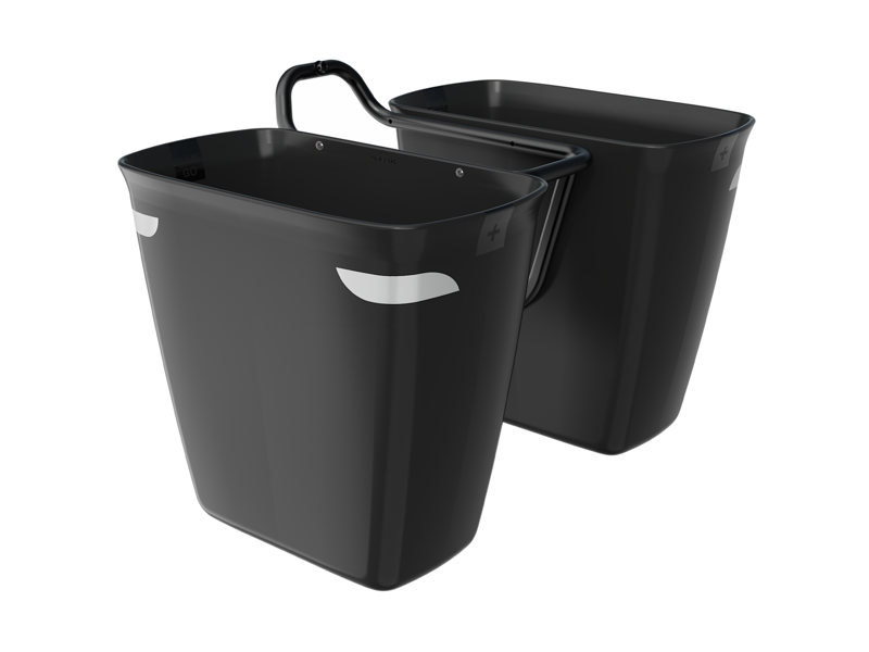 Trek Fetch+ 2 Front Pannier and Rack Kit in Black