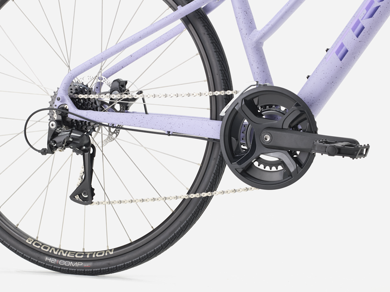 Trek FX 1 Midstep Gen 4 Hybrid Bike in Lavender Haze-4