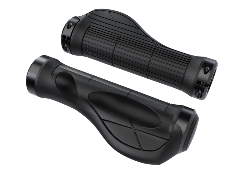 Trek Ergonomic Pro MTB Grip Set 130mm in Black-2