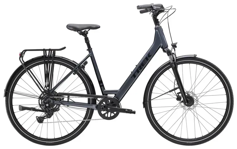 Trek Verve 2 Equipped Hybrid Bike In Galactic Grey