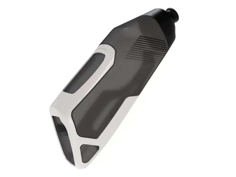 Trek RSL Aero Water Bottle and Cage In Era White/Grey Gloss