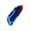 Trek RSL Aero Water Bottle and Cage In Waterloo Blue/Nautical Navy Gloss