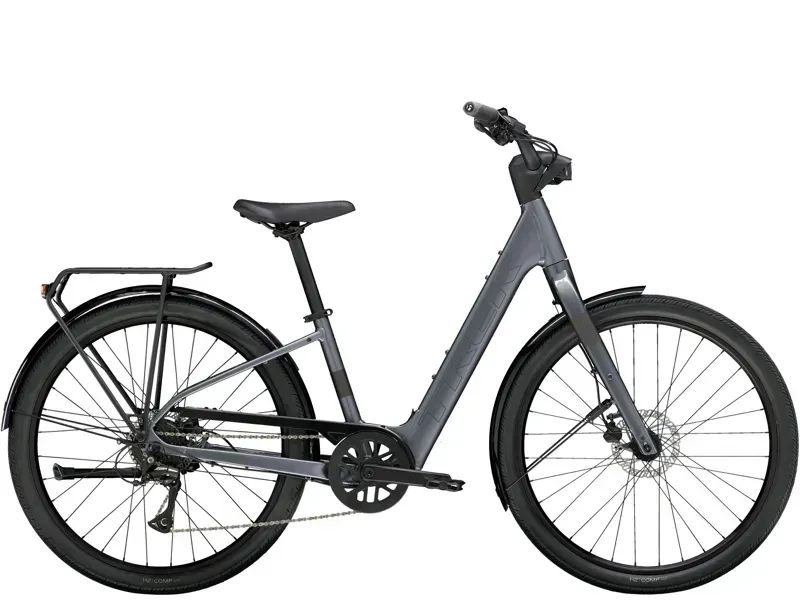 Trek Verve+ 1 Lowstep LT e-Bike In Galactic Grey