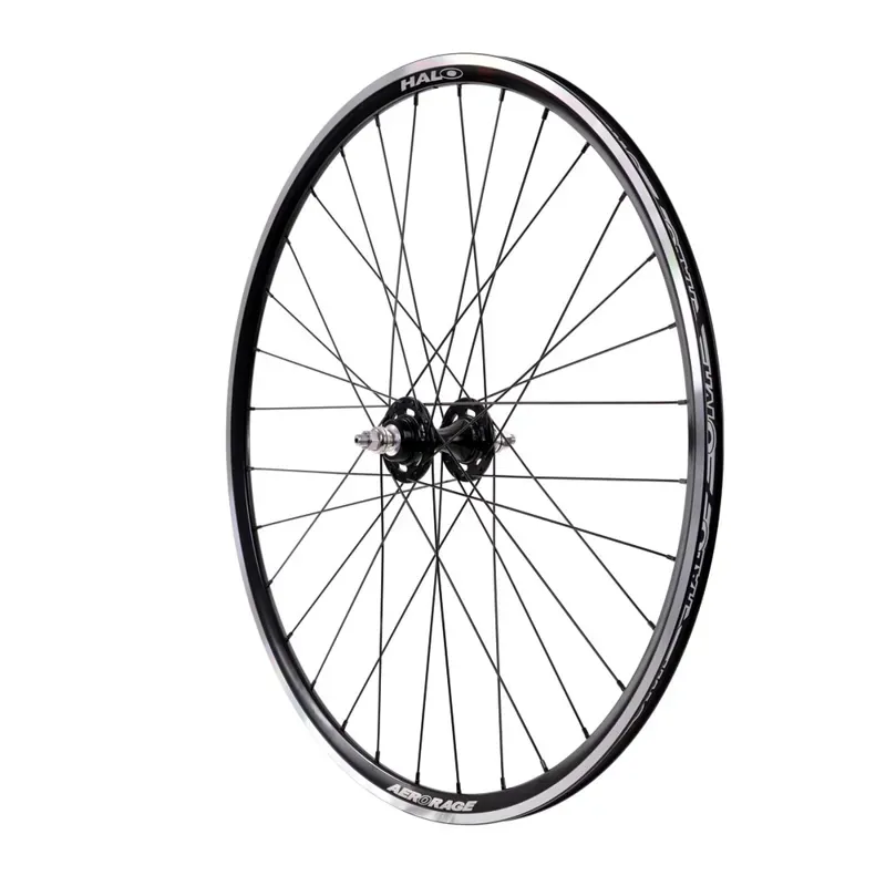 Halo Aero Rage Track 700c Fixed/Freewheel Rear Wheel in Black