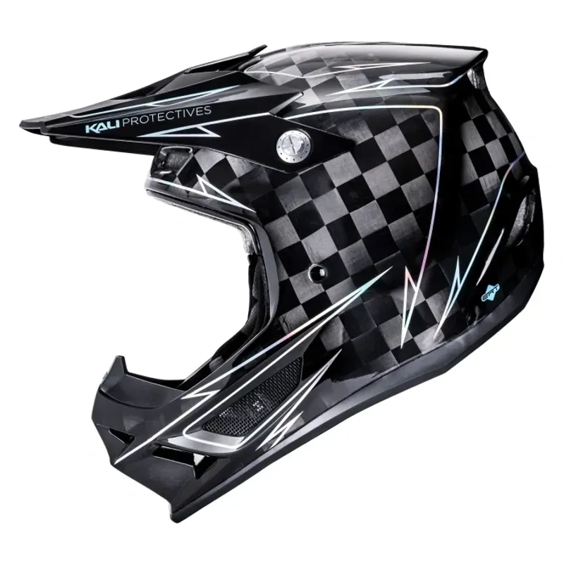 Kali Trinity Carbon Helmet in Prism - Holo-1